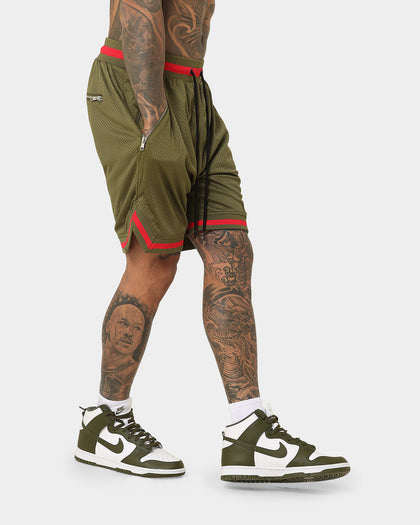 Saint Morta Envogue All-Star Basketball Shorts Khaki/Red
