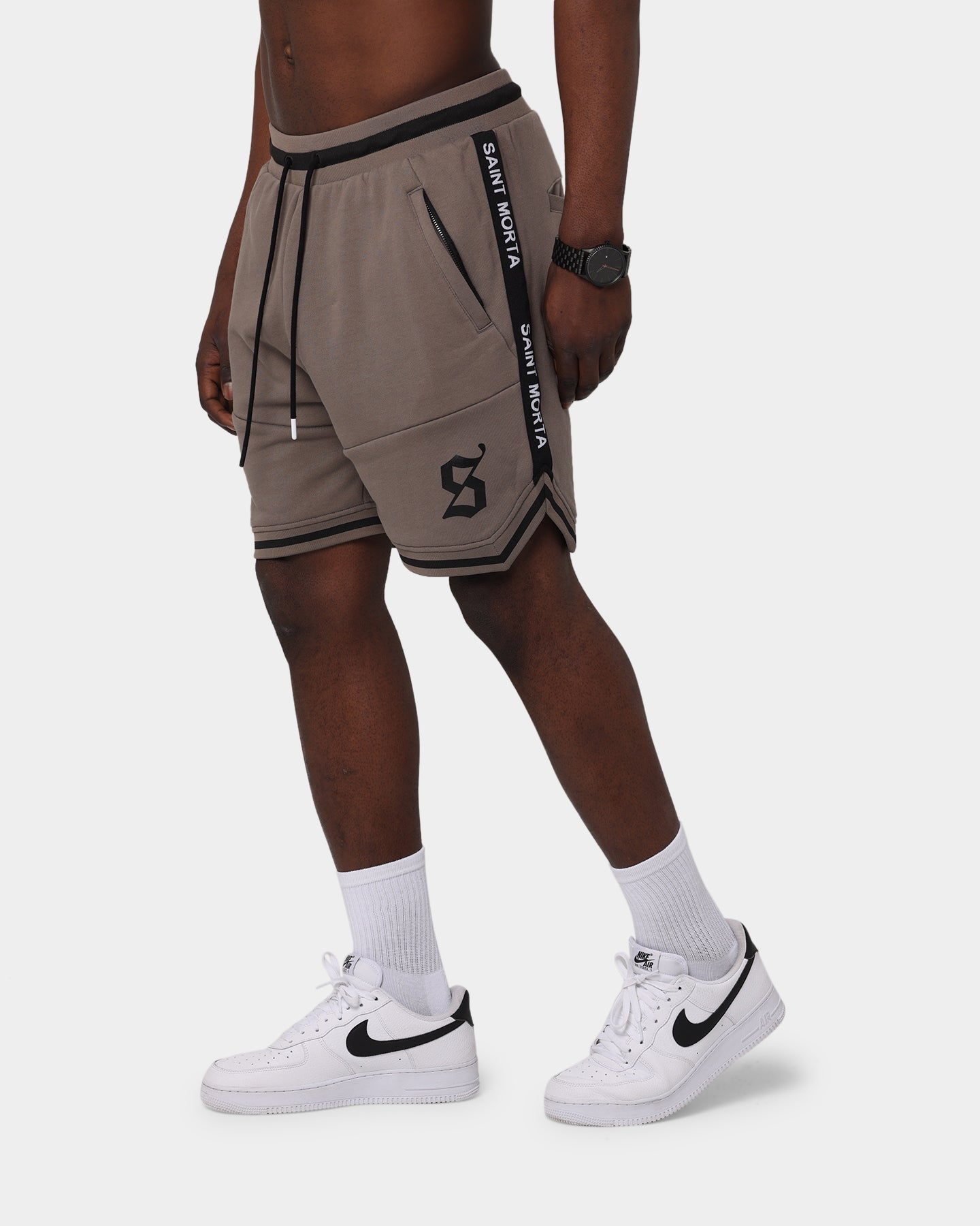 Saint Morta Icon X Fleece Short Dark Brown | Culture Kings US