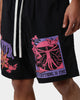 Loiter Trippy Walk Shorts Black