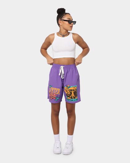 Loiter Trippy Walk Shorts Purple