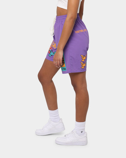 Loiter Trippy Walk Shorts Purple