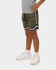 EN ES Kid's Mini Basketball Shorts Army Green