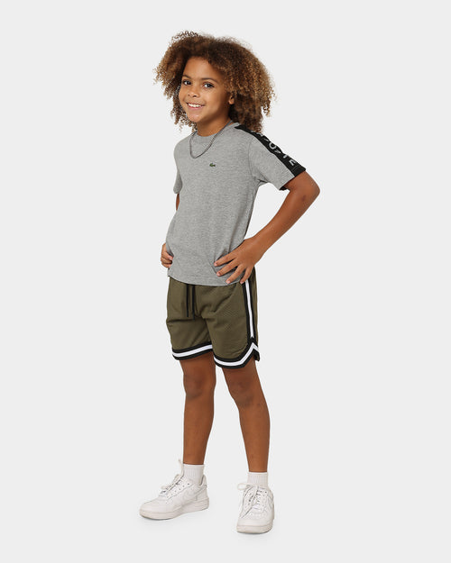 EN ES Kid's Mini Basketball Shorts Army Green