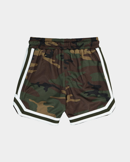 EN ES Kid's Mini Basketball Short Camo