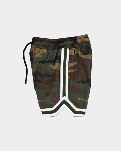 EN ES Kid's Mini Basketball Short Camo