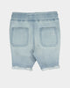 EN ES Kid's Versatile Ripped Denim Shorts Light Blue Denim