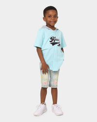 Hause Of JR Kid's Garden Denim Shorts Blue