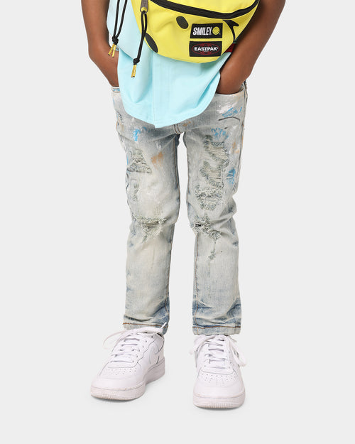 Hause Of JR Kid's Leonardo Denim Jeans Light Blue