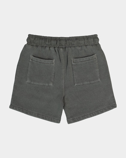 EN ES Kid's Miles Apart Fleece Short Black Wash