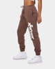 Loiter Dystopia Track Pants Brown