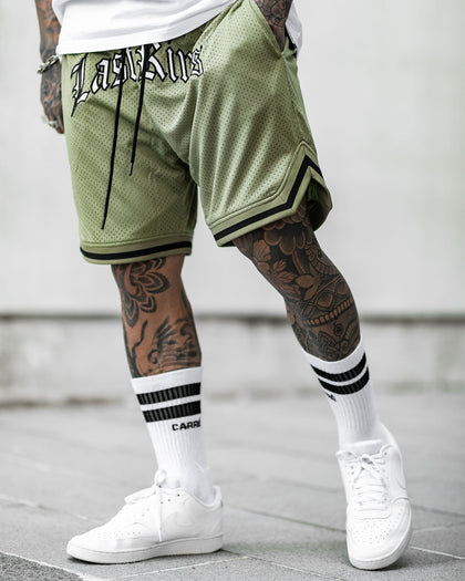 Last Kings Arch Ball Shorts Army Green
