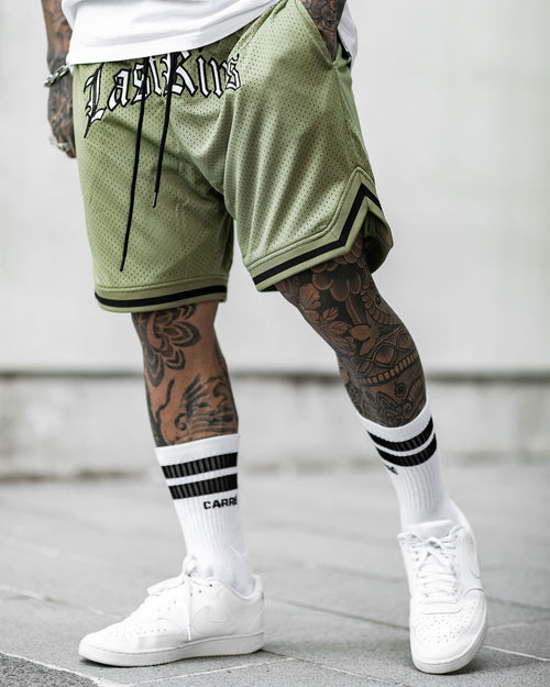 Last Kings Arch Ball Shorts Army Green