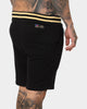 Russell Athletic Russell Athletic X Culture Kings College Athletic Shorts Black/Gold