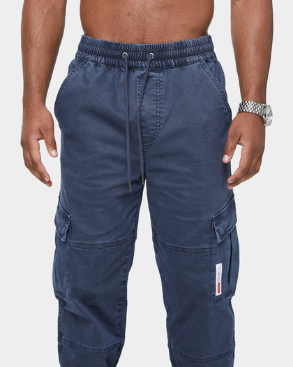 Carre Utilitaire Cargo Jogger Washed Navy