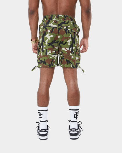 Carre Utilitaire Cargo Short Woodland Camo