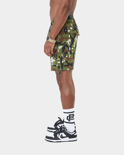 Carre Utilitaire Cargo Short Woodland Camo