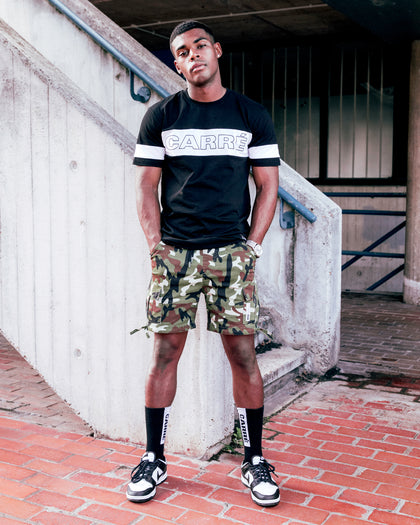 Carre Utilitaire Cargo Short Woodland Camo