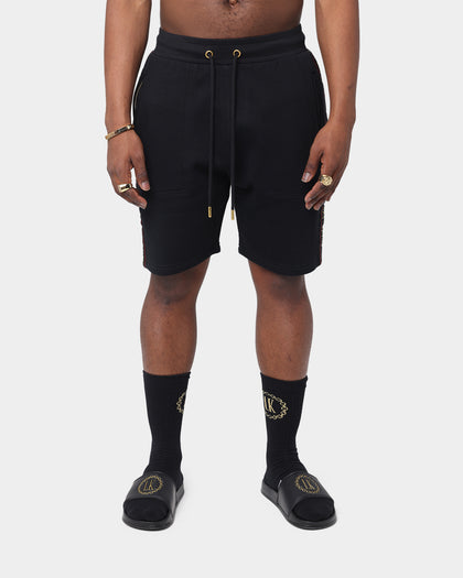 Last Kings Notoriety Tape Sweat Shorts Black