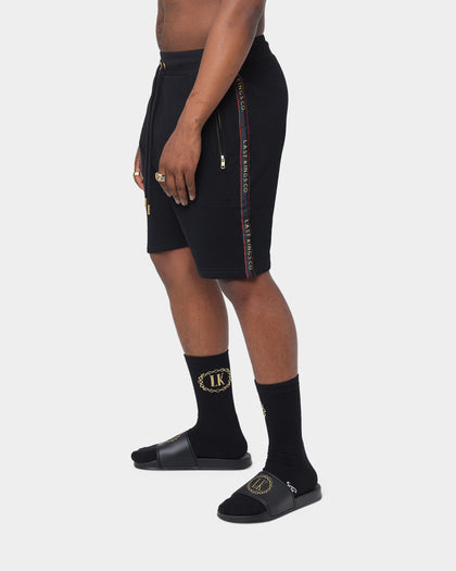 Last Kings Notoriety Tape Sweat Shorts Black