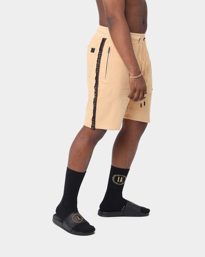 Last Kings Notoriety Tape Sweat Shorts Sand