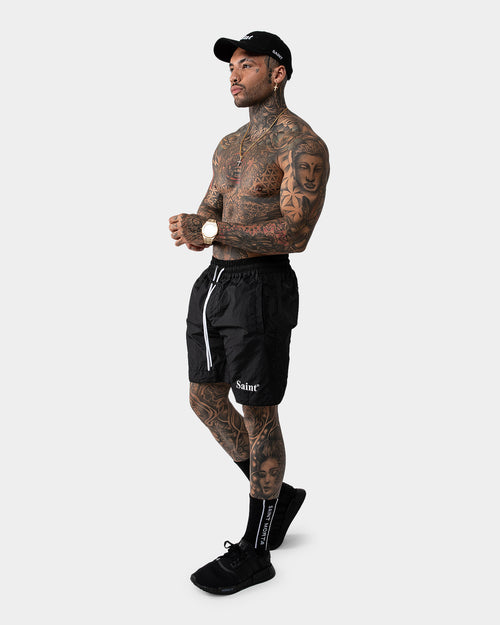 Saint Morta Numeraire Nylon Walk Short Black
