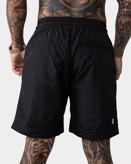 Saint Morta Numeraire Nylon Walk Short Black