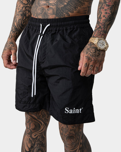 Saint Morta Numeraire Nylon Walk Short Black
