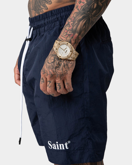 Saint Morta Numeraire Nylon Walk Short Navy
