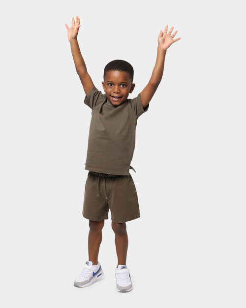EN ES Kid's Havanna Beach Short Washed Khaki