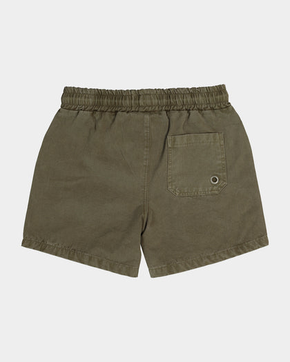 EN ES Kid's Havanna Beach Short Washed Khaki