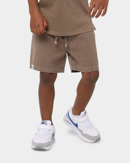 EN ES Kid's Havanna Beach Short Washed Brown