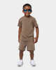 EN ES Kid's Havanna Beach Short Washed Brown