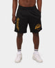 Mitchell & Ness Los Angeles Lakers Big Wordmark Mesh Shorts Black