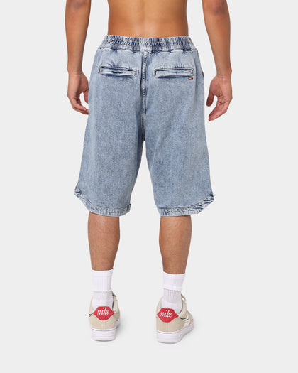 Tommy Jeans Loose Elasticated Baggy Denim Short Shane Mix Lb Co