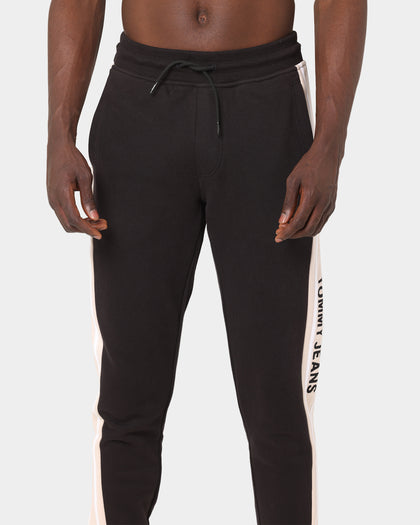 Tommy Jeans Rib Insert Track Pants Black/Smooth Stone