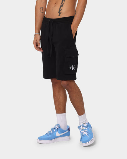 Calvin Klein Monogram Badge Shorts Black