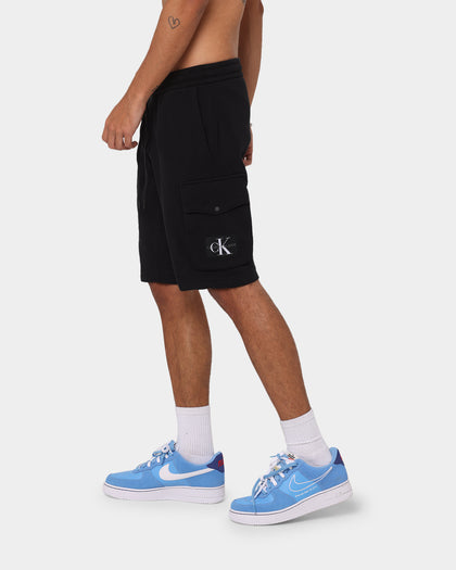 Calvin Klein Monogram Badge Shorts Black
