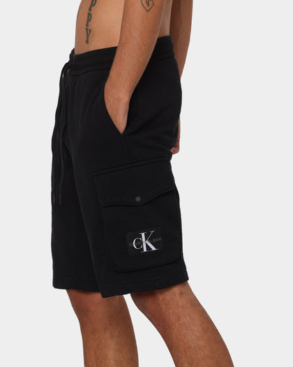 Calvin Klein Monogram Badge Shorts Black