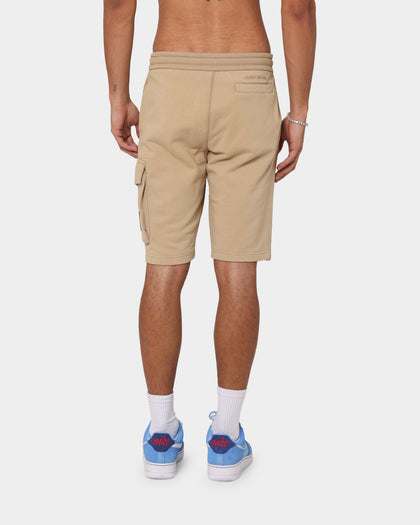 Calvin Klein Monogram Badge Shorts Travertine