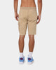 Calvin Klein Monogram Badge Shorts Travertine