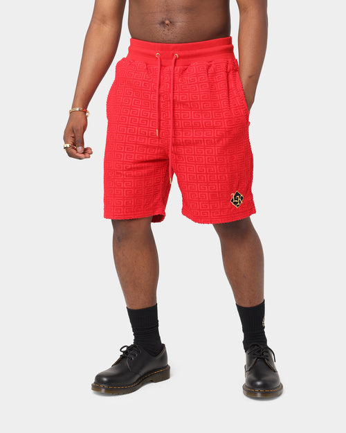 Last Kings The Throne Sweat Shorts Red