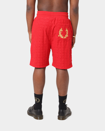 Last Kings The Throne Sweat Shorts Red