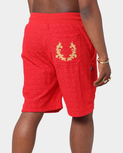 Last Kings The Throne Sweat Shorts Red