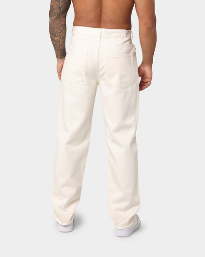 EN ES Ryder Straight Leg Jeans Off White