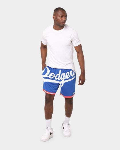 Majestic Athletic Los Angeles Dodgers Wordmark Big Face Shorts Royal