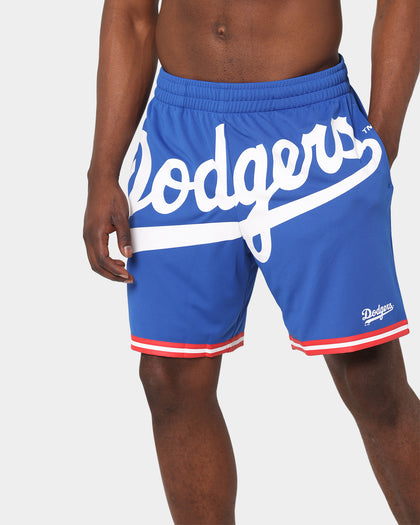 Majestic Athletic Los Angeles Dodgers Wordmark Big Face Shorts Royal
