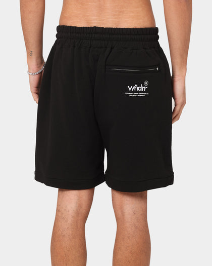 WNDRR Hoxton Tech Track Shorts Black