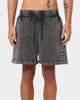 WNDRR Hoxton Tech Track Shorts Washed Black