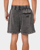 WNDRR Hoxton Tech Track Shorts Washed Black