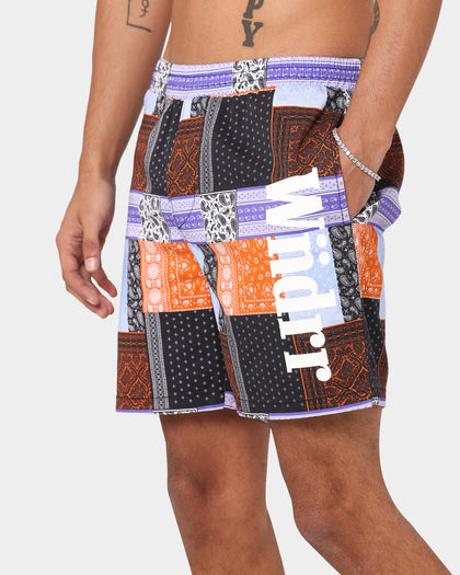 WNDRR Mosaic Beach Shorts Multi